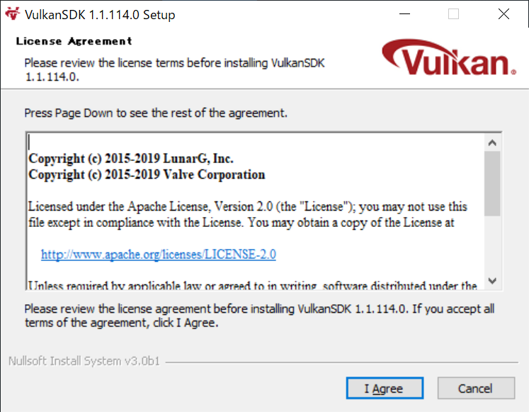 VulkanSDKインストール